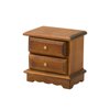 Mllxon Miniature Dollhouse Bedside Table Bedside Cabinet Drawer Cabinet,Doll House Bedroom Furniture Accessories