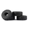 DJCRAWLER Super Large Soft Sticky 1.0 Crawler Tires 68 * 26mm for 1/18 1/24 RC Crawler Car Axial SCX24 FMS FCX24 AX24 Upgrade Wheel