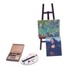 Fateanuki Doll House Accessory Oil Drawings Set Easel Miniature Dollhouse Toy Balcony Patio Furnitures Decoration Accessories 1 12 Scale