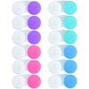 QVVQ 12PCS Contact Lens Case, Colorful Contact Lens Box Left/Right Eyes Holder Container, Outdoor Mini Contact Lens Soak Storage Kit for Travel&Home.