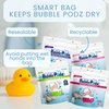TruKid Bubble Podz Bubble Bath for Baby & Kids, Gentle Refreshing Bath Bomb for Sensitive Skin, pH Balance 7 for Eye Sensitivity, Natural Moisturizers and Ingredients, Yumberry (24 Podz)