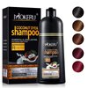 Fvquhvo Light Brown Hair Shampoo-Instant Hair Dye Shampoo 3 in 1 for Women & Men - Herbal Brown Shampoo Colors in 15 Minutes & Long Lasting Brown Hair Dye 16.90 Fl Oz(Light Brown)