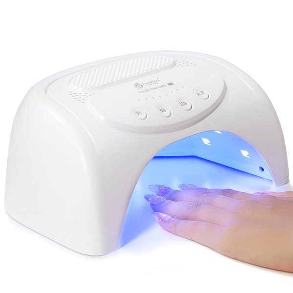 Beetles 48W UV LED Nail Light with 3 Timers, Professional UV Light for Gel Nails Uv Nail Lamp Curing Dryer for Gel Polish Base Gel Top Coat DIY Nail Art Home Salon Manicure Gift for Girls
