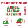 Christmas Movie Decorations, Movie Christmas Decorations includes Santa I Know Him Banner and Santa I Know Him Christmas Hanging Swirls for Xmas Winter Holiday Dinner Party Supplies
