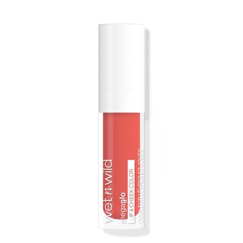 wet n wild Mega Glo Lip & Cheek Color, Creamy Coral Stain, Buildable Multi-Use Soft Matte Finish, Vegan & Cruelty-Free - Coral Dream