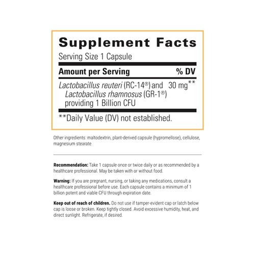 Integrative Therapeutics Pro-Flora Women's Probiotic - Lactobacillus rhamnosus GR-1 and Lactobacillus reuteri RC-14 Strains - Urogenital and Women's Health Support Supplement* - 30 Capsules