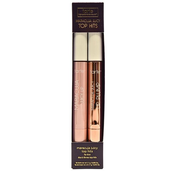 Tarte Maracuja Juciy Top Hits Set Lip Duo Gift Set - Hibiscus & Rose Shimmer Glass