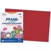 Prang (Formerly SunWorks) Construction Paper, Holiday Red, 12" x 18", 50 Sheets