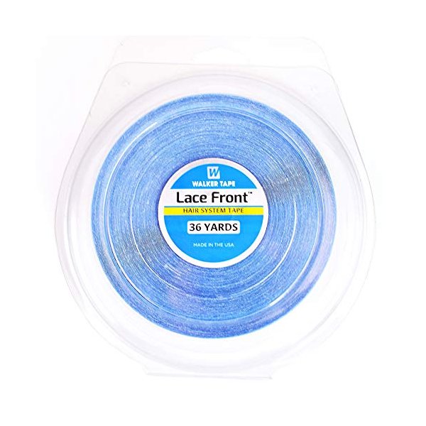 1inchx36 Yards Blue Wig Lace Front Support Double Sided Adhesive Tape For Hair Extension/Toupee/Lace Wig/Pu Extension