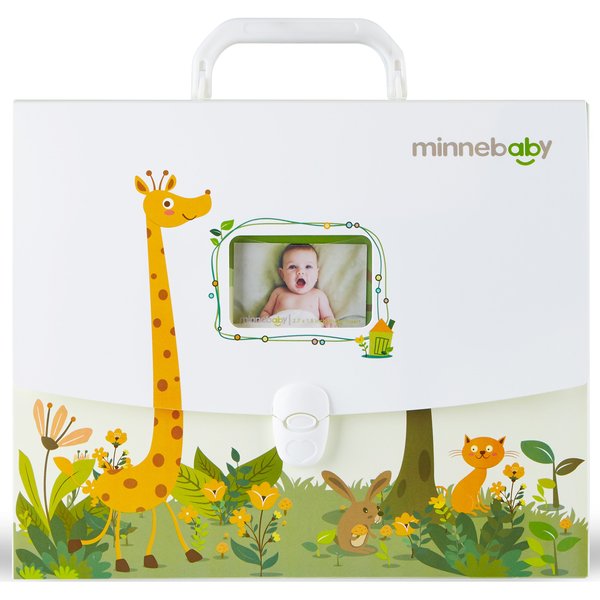 Baby Document Organizer, Baby Briefcase with 9 Folders