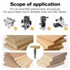 FivePears Forstner Drill Bit 1/2 inch Shank, 2-1/2 inch Cutting Diameter, Carbide Tipped Wood Hole Saw Auger Opener, Hole Opener Hinge Hole Cutter for Woodworking, Plastic, Plywood Products