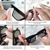 NOSE FRIEND® | 1.2 MM Light ADD Grip Nose Pads for Glasses & Sunglasses | Anti Slip | Small Nose Bridge | 5 Pairs Clear