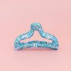 Lilly Pulitzer Fabric Wrapped Patterned Medium Claw Clip for Women, Cute Butterfly Clip for Hair, Dandy Lions