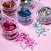 Holographic Chunky Glitter by Moon Glitter – 100% Cosmetic Glitter for Face, Body, Nails, Hair and Lips - 0.10oz - Purple