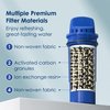 Waterdrop Replacement for Pur® Water Filter, CRF-950Z NSF Certified Pitcher Water Filter, Compatible with Pur® Pitchers and Dispensers PPT700W, CR-1100C and PPF951K Water Filter, Pack of 4