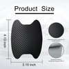 neynavy 8 PCS Car Door Handle Scratch Protectors, Universal Carbon Fiber Car Door Handle Paint Guard, Door Handle Cups Protective Film Side Sticker, Prevent Paint Chipping Door Bowl Sticker (Black)