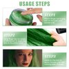 Green Hair Wax Color, SOVONCARE Temporary Hair Dye Wax Natural Instant Hairstyle Cream for Women & Men Party, Cosplay, Halloween 4.23 oz (Green)