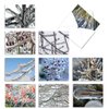 The Best Card Company - 10 Bulk All Occasion Note Cards (4 x 5.12 Inch) - Blank Assorted Cards Set, Nature Plants and Gardens - Nature on Ice M3279