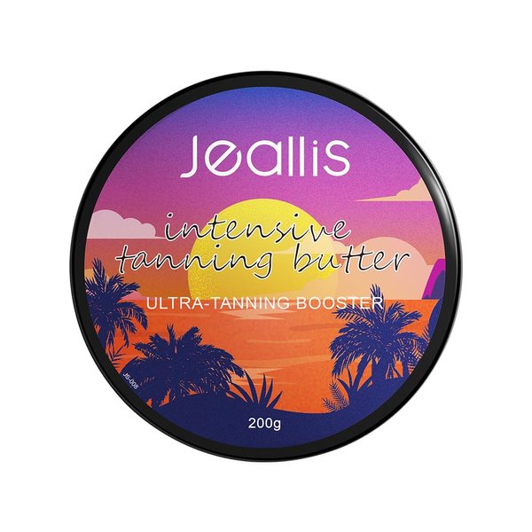 Jeallis Extreme Dark Intensive Tanning Luxe Gel Watermelon, Tan Accelerator for Outdoor Sun and Tanning Beds, Sun Tanning Butter for Natural Faster Darker Tan 6.8oz