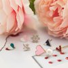 NEWITIN 30 Pairs Colorful Cute Stud Earrings for Girls Hypoallergenic Earrings Stainless Steel Earrings for Girls and Women