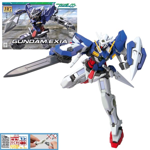 Bandai Hobby #1 Gundam Exia Gundam 00", Bandai HG 00
