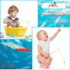 12 Pcs Magnet Fishing Rod Wooden Magnetic Fishing Poles Funny Fishing Pole Toys for Kindergarten Preschool Girl Boy Pool Activity Accessory