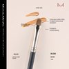 MOGILAN Flat Concealer Brush Professional Makeup Brush for Under Eye Concealer Liquid Cream Foundation Blending Soft Vegan Synthetic Bristles Eye Makeup Brush 213