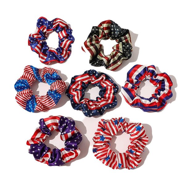 American Flag Turban Headbands for Women Girls Bandanas Hair Band Accessories JHN22 (Hair Scrunchies)