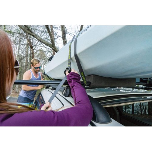 Perception Kayak Perception Deluxe Kayak Tie Down Straps - 2 Pack (9'), Black
