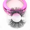 YVONNE 3D Mink Lashes 25mm Luxurious Long Fluffy Eyelash Handmade Natural False Eyelashes (5D-06)