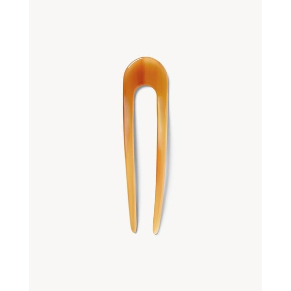 MACHETE Italian Acetate French Hair Pin for Thin Thick Hair in Cognac, 5 inch Women Girls Hairstyle Accessories