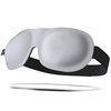 SMUG 100% Blackout Sleep Mask | Eyelash Friendly Eye Mask | Travel Sleep Cover for Men & Women | Contoured Design for Deep Sleeping | Adjustable Straps | Sleeping Mask Blindfold | Gray