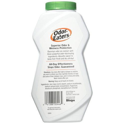 Odor-Eaters Foot Powder, 6-Ounces (Pack of 3)