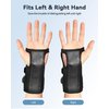 SAKIMA Wrist Brace for Carpal Tunnel - Adjustable Knob Hand Brace Night Support, Fits Left & Right Hand, Provide Maximum Wrist Support for Men and Women for Tendonitis Arthritis Sprains (5.5-8 inch)