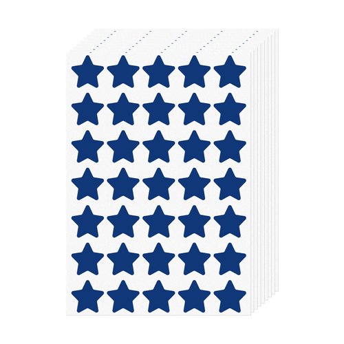 FINDAT Blue Star Stickers 1 Inch Vinyl Kids Reward Sticker Adhesive Removable Waterproof Reusable Small Stars Labels for Children Student School Classroom Teacher Supplies 700 PCS