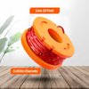 15 Pack WA0010 Replacement Trimmer Line Spool Compatible with Worx, 120ft .065 inch, Compatible with Worx String Trimmers (12 Line spools+3 Cap)