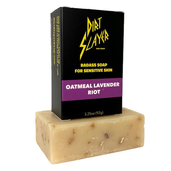 Dirt Slayer All Natural Bar Soap (Oatmeal Lavender Riot)
