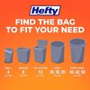 Hefty Small Trash Bags, Ocean Water Scent, 4 Gallon, (52 Count)
