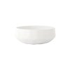 Vietri Aria White Organic Medium Serving Bowl - 6.5" D Stoneware Decorative Serveware Dish for Salad Chip & Pasta, White