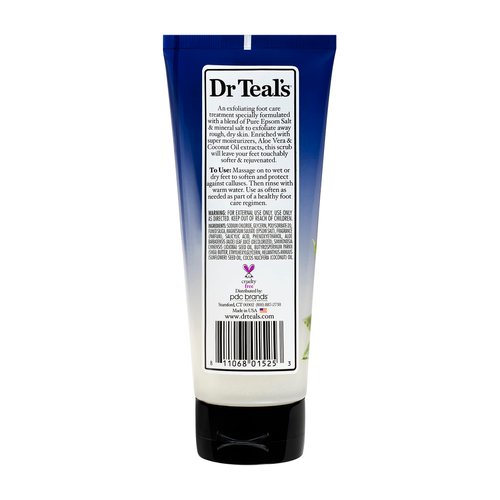 Dr. Teal's Gentle Exfoliant Foot Scrub With Epsom Salt 6 Ounce