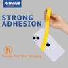 KIWIHUB Yellow Electrical Tape, UL Approved, Industrial Grade Vinyl Electrical Insulating Tape, Electric Tape for Improvement Electrical Equipment, 0.7in X 33ft(6 Pack)