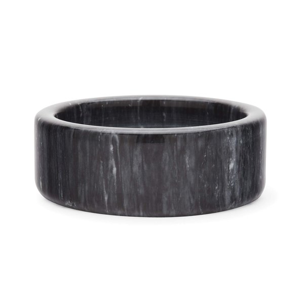 Fox Run Black Marble Wine Stand, 5 x 5 x 2 inches,48757