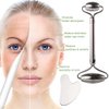 sanforce Stainless Steel Gua Sha and Face Rollers,Metal Face Roller for Eyes Neck,Anti-aging Facial Roller