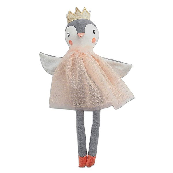 MON AMI Penguin Princess Doll with Pink Tulle – 18”, Soft Plush Animal Doll, Use as Toy or Room Decor, Great Gift for Kids of All Ages