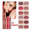 Agrifilm Matte Velvet Lipstick Lip Crayon Nourishing Non-Stick Cup Lip Stain Lip Gloss,Long-lasting Waterproof Lip Stick Lip Makeup for Women (5)