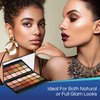 Graftobian HD High-Definition Super Palette - Foundation Palette with Free Blending Sponge, Professional Face Cream Palette, Contour & Coverage Face Makeup, Artist Kit Addition - Global Corrector