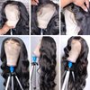 Drosuud 30 Inch 13X6 Lace Front Wigs Human Hair 200% Density Body Wave HD Lace Front Wigs Human Hair Pre Plucked Glueless Wigs Human Hair for Women With Baby Hair