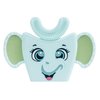 autobrush Ellie The Elephant Baby Teether | BPA Free Silicone, for Infants 0-12 Months, Dishwasher Friendly, Freezer Safe, Car Seat Toy (1-Pack)