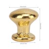 SPYMINNPOO 8Pcs 1:12 Scale Miniature Round Head Knobs, Metal Dollhouse Door Handle Knobs Furniture Knobs Accessories (Gold)