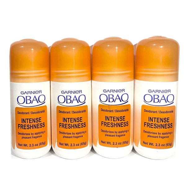 Garnier OBAO for Women, 48 Hour Roll on Deodorant & Antiperspirant, 65 g each by Garnier OBOA